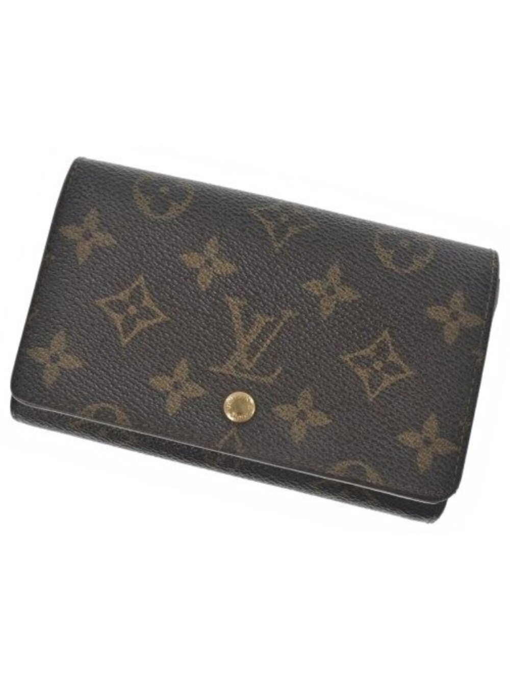 Louis Vuitton Monogram Porte Monnaie Billets Tresor Wallet Coin Purse